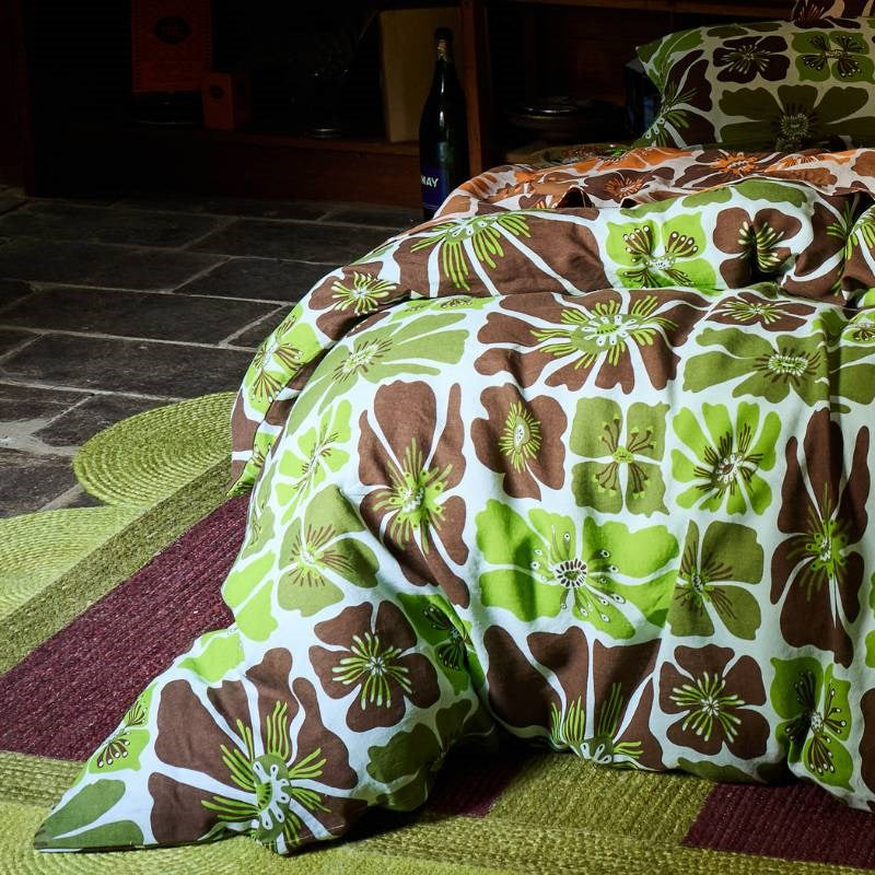 Jolene Linen Quilt Cover - Fluorite