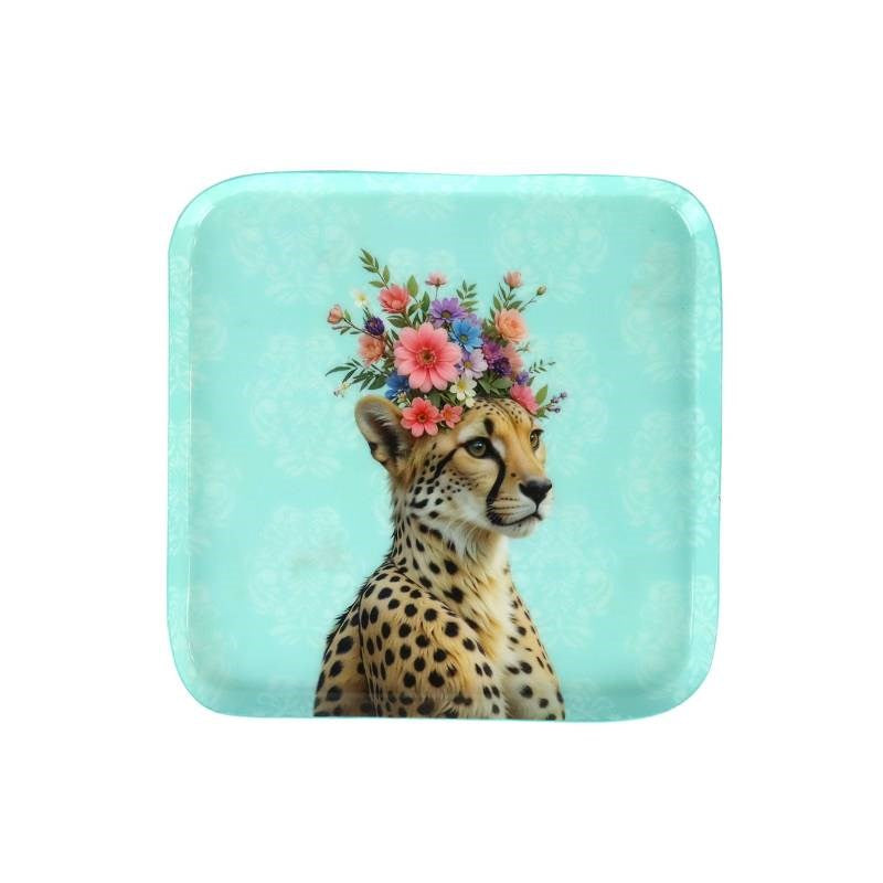 Savanna Dreams Dish, 20cm, cheetah