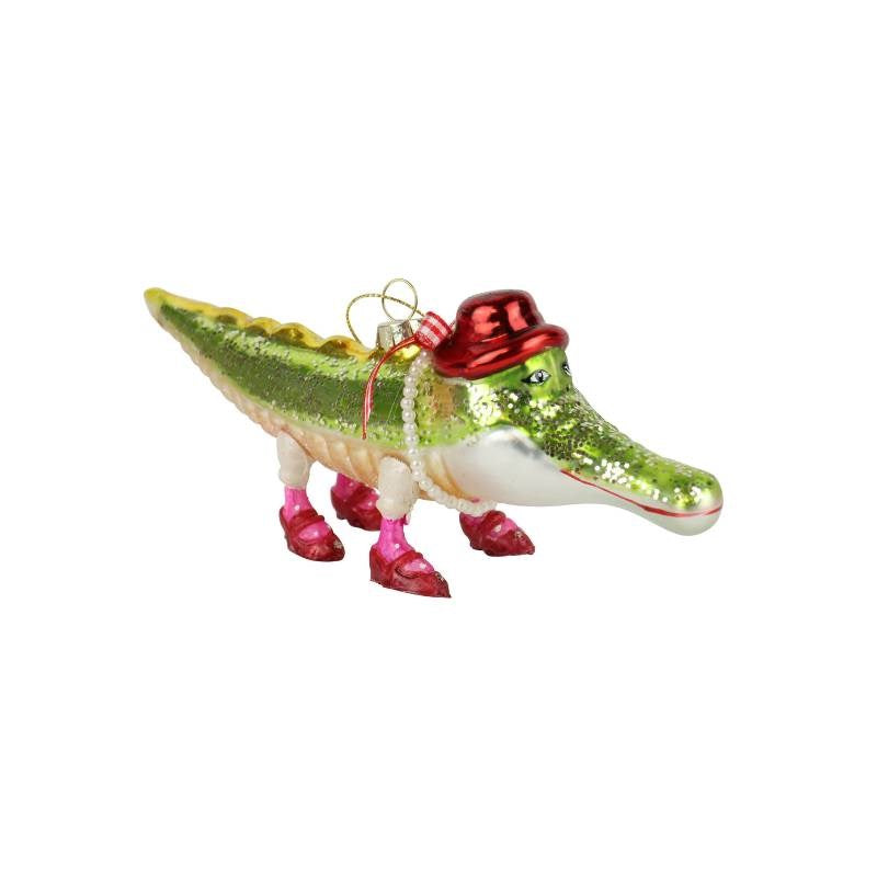 Glass Christmas Decoration Crazy Crocos