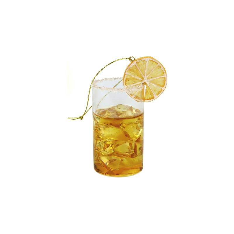 Glass Christmas Decoration Long Drink