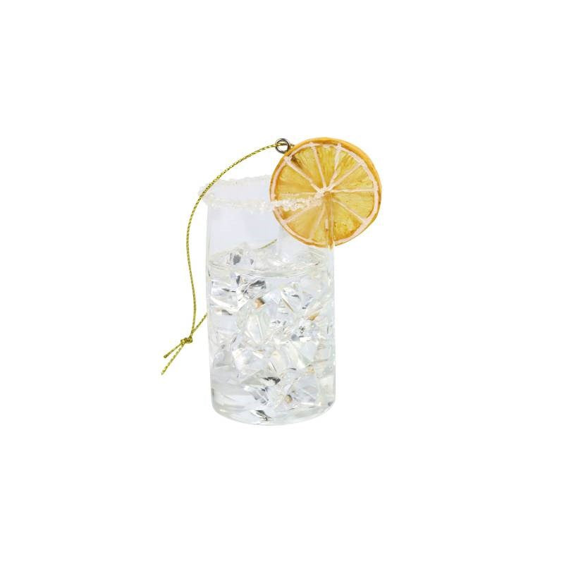 Glass Christmas Decoration Long Drink