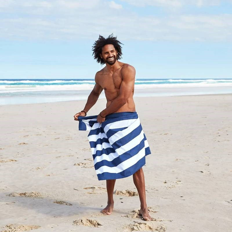 Cabana Collection Beach Towel in Whitsunday blue