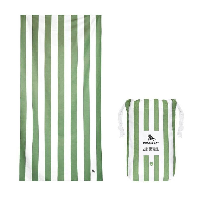Cabana Collection Beach Towel in Cayman olive