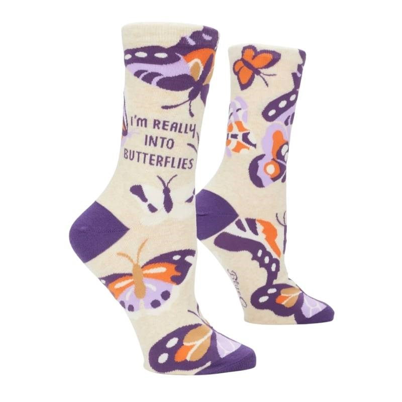 Ladies Socks - Really into Butterflies