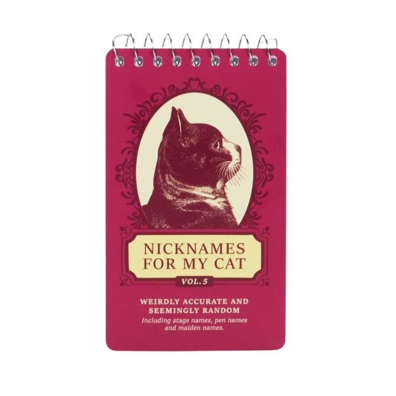 Nicknames for my Cat 7.5x13cm Spiral Notebook