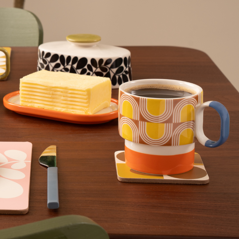 Aura Stacking Mug, 275ml, in orange