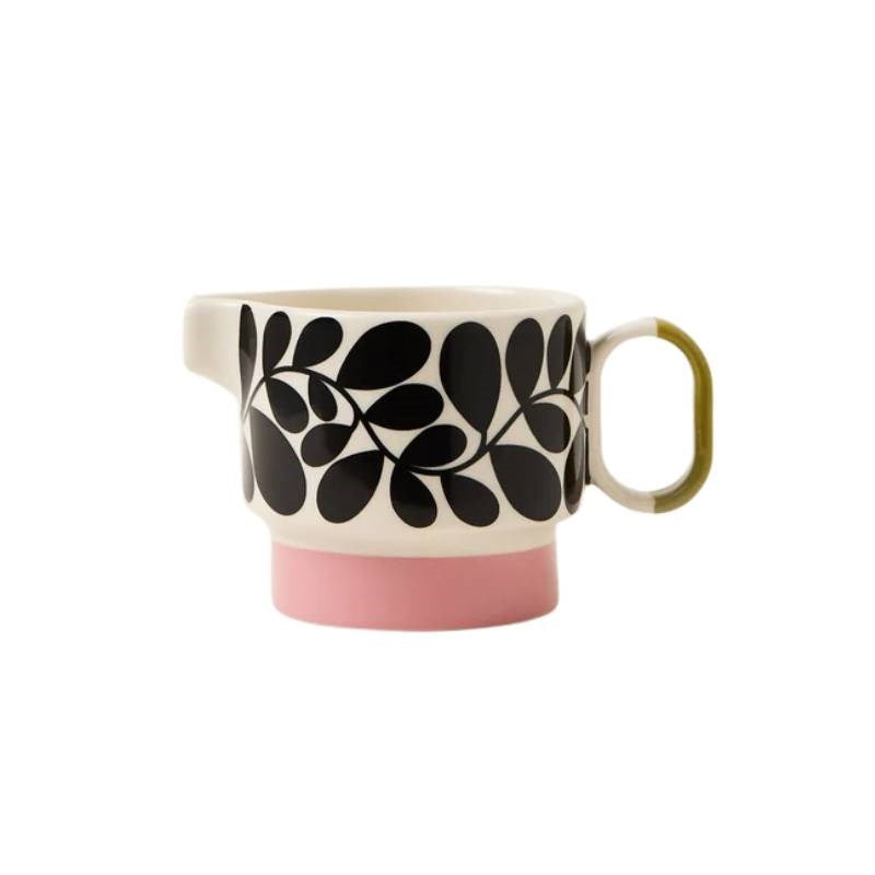 Sycamore Stripe Milk Jug 200ml in pink