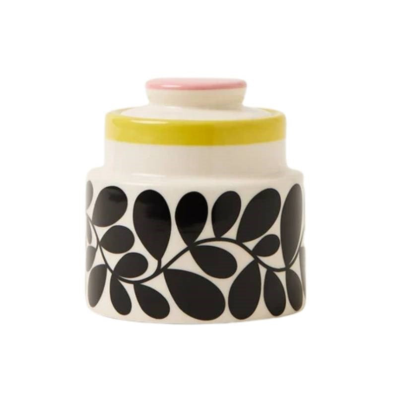 Sycamore Stripe Sugar Bowl in yellow