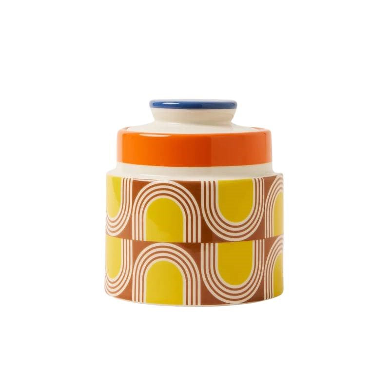 Aura Storage Jar in orange