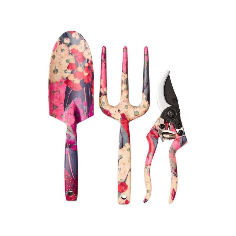 Australian Bush Blossom Garden Tools and Gloves Set