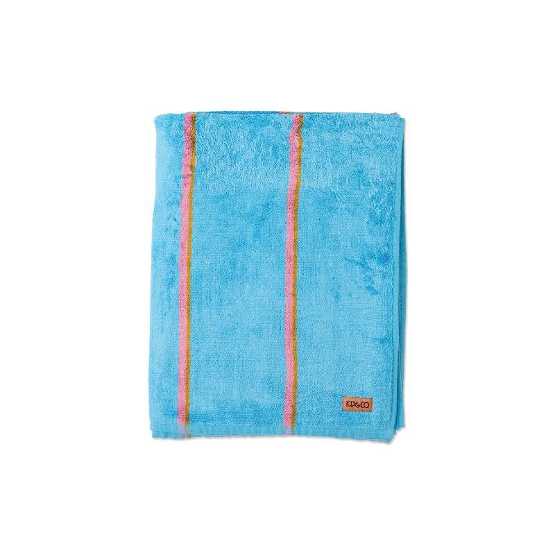 Aegean Stripe Bamboo Terry Hand Towel 65x45 cm