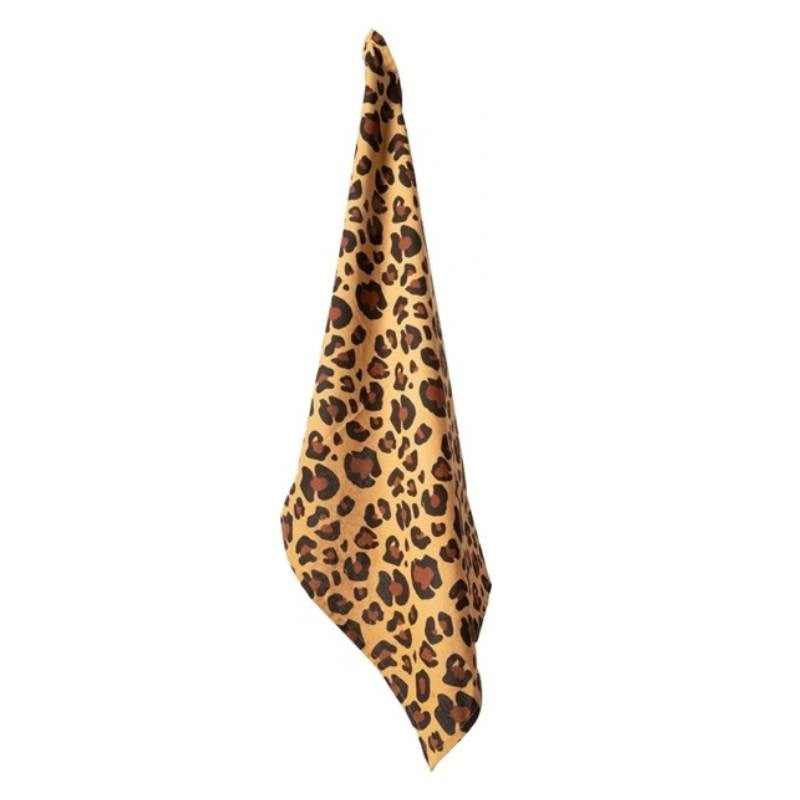 Artisan Leopard Tea Towel 46x70cm in sand