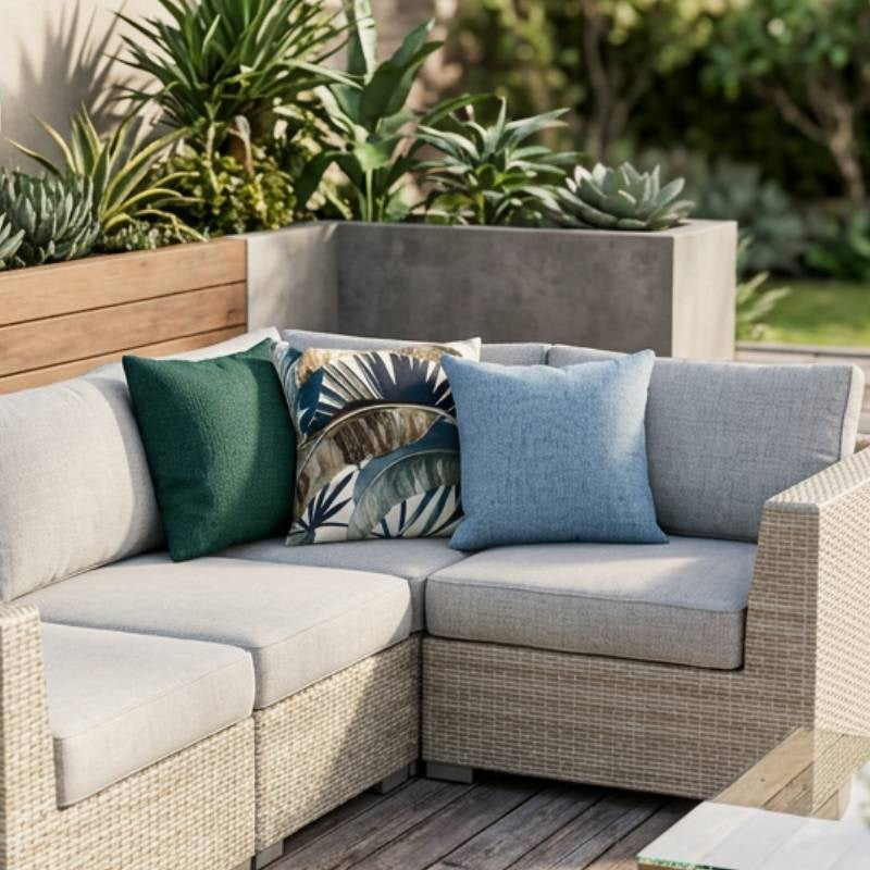 Pahi  Outdoor Cushion 50cm in sky