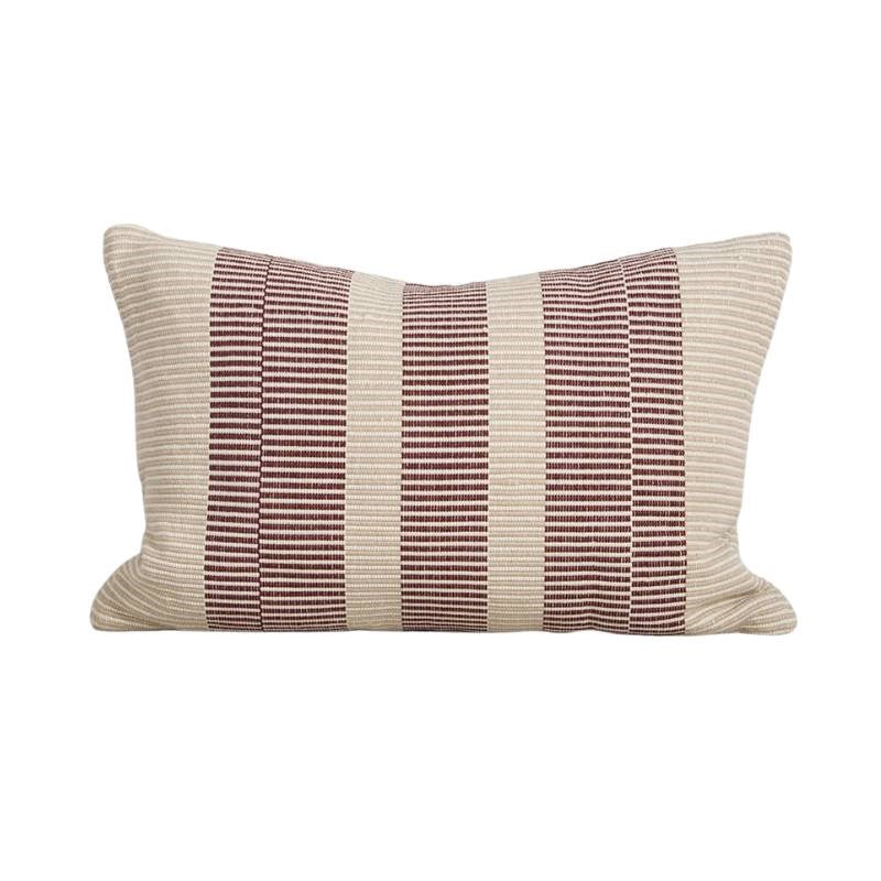 Solar Cushion Cover 40x60cm in claret