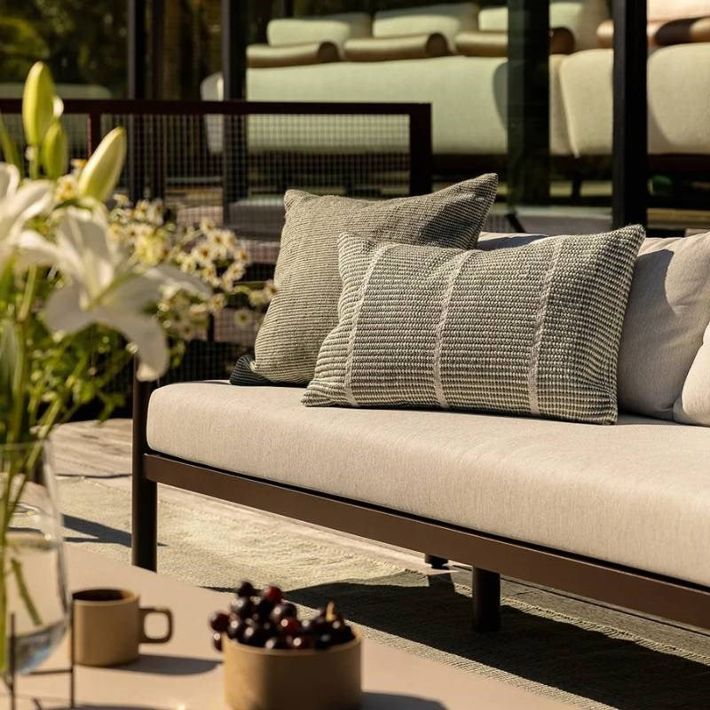 Shore Cushion Cover 40x60cm in eucalyptus