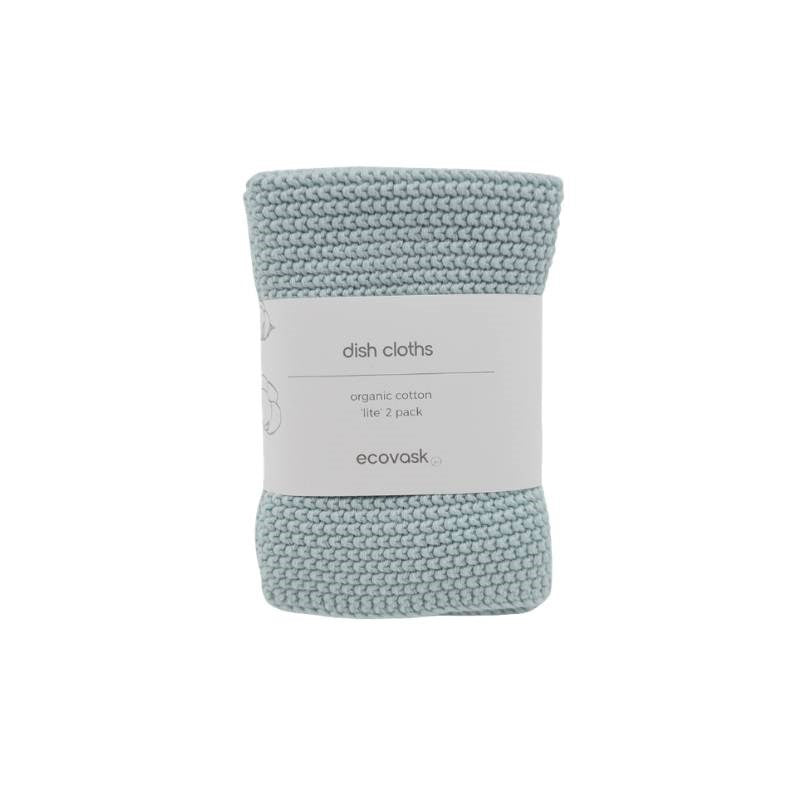 Dishcloth Lite 2pk in duck egg