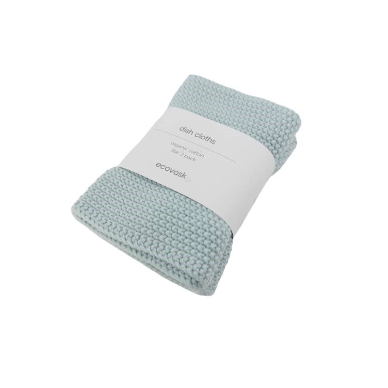 Dishcloth Lite 2pk in duck egg
