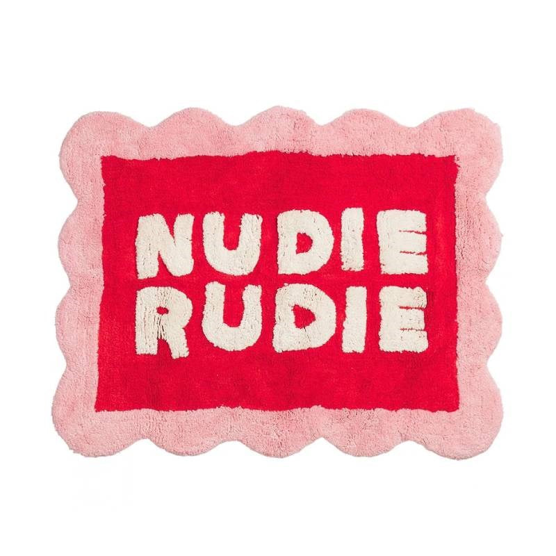 Romy Nudie Bath Mat in poppy