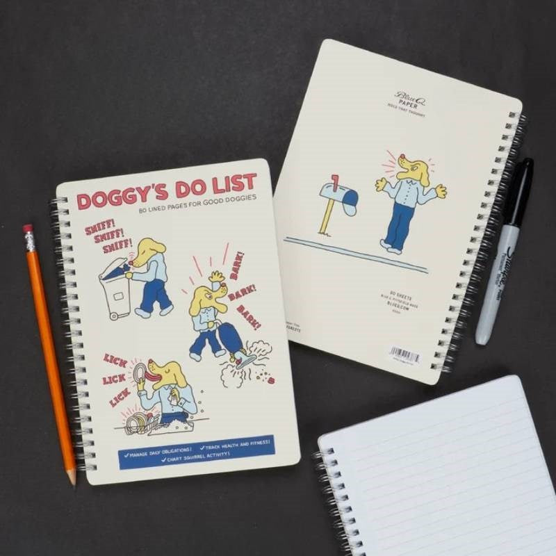 Doggy Do List 15x20cm Spiral Notebook