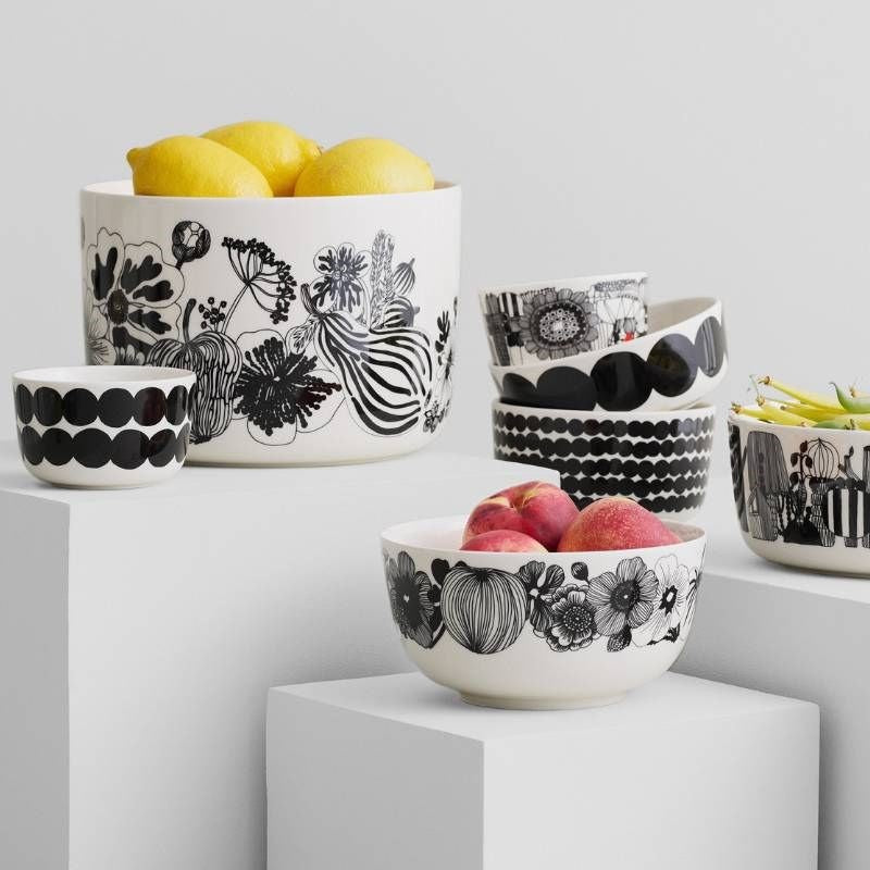 Marimekko  Black and White  Bowl 500ml