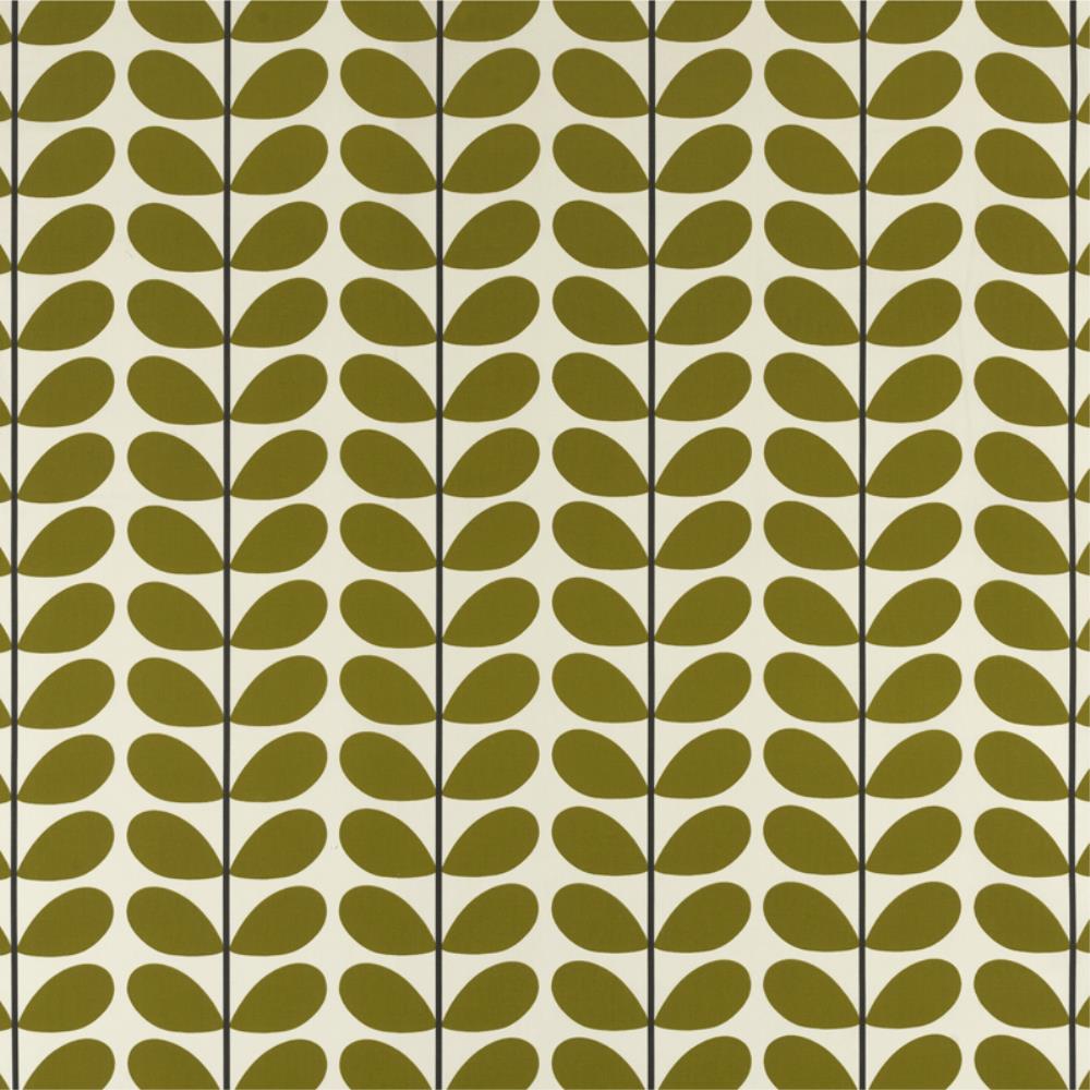 Two Colour Stem in olive fabric