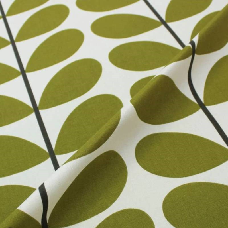 Two Colour Stem in olive fabric