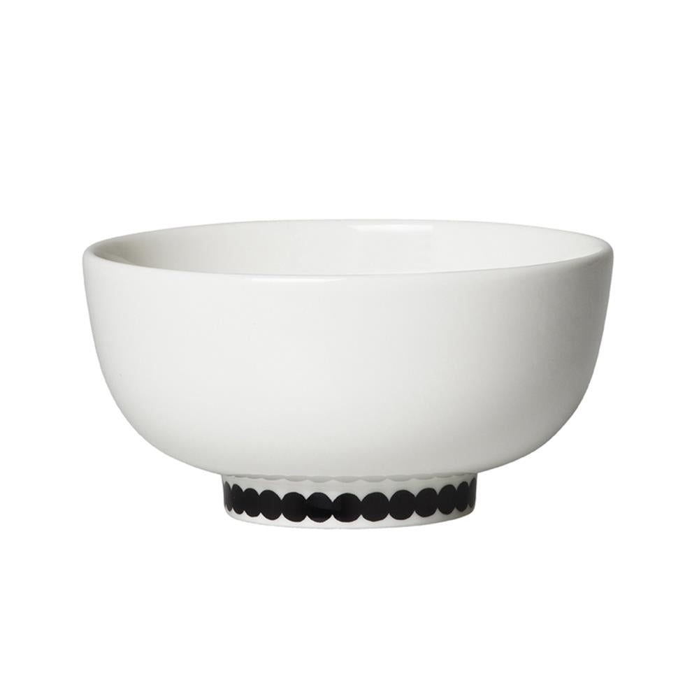 Oiva/Rasymatto Bowl 300ml in white, black