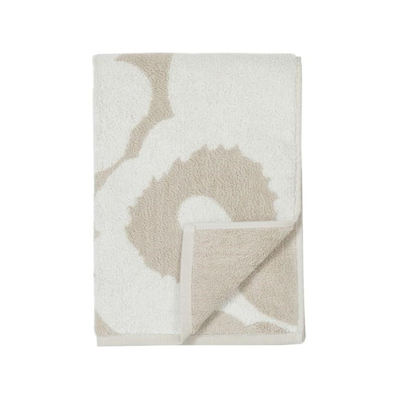 Unikko Hand Towel 50x70cm in beige, white