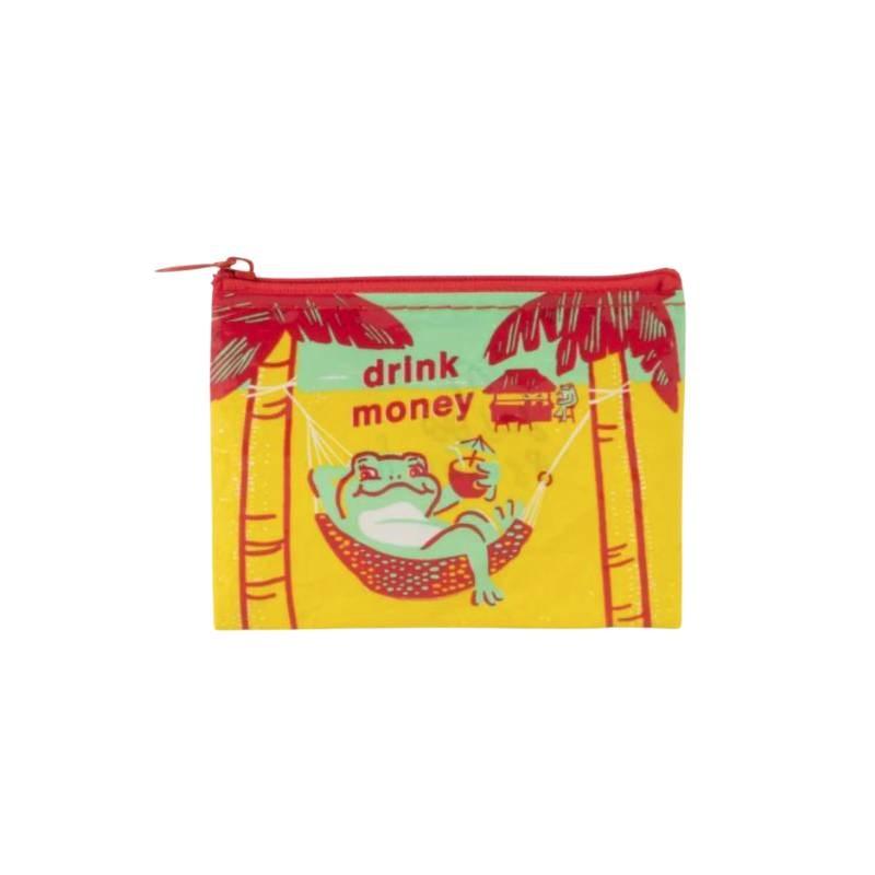 Coin Purse - Drink Money - Bolt of Cloth - Blue Q