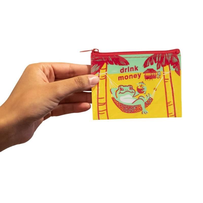 Coin Purse - Drink Money - Bolt of Cloth - Blue Q