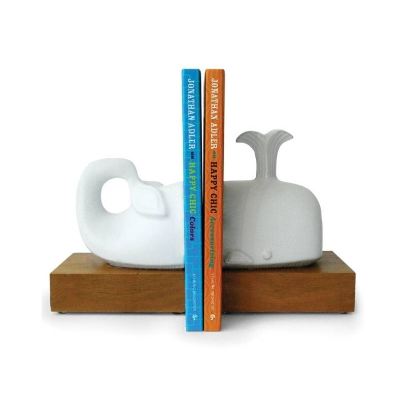 Menagerie Whale Bookends