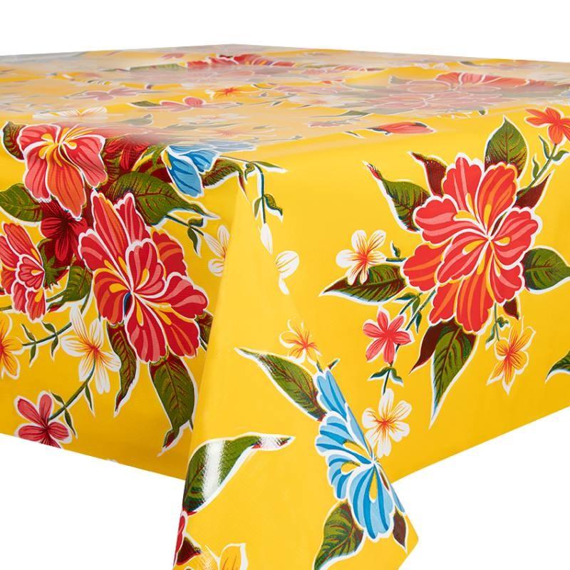 Fortin Oilcloth in yellow - Bolt of Cloth - Kitsch Kitchen