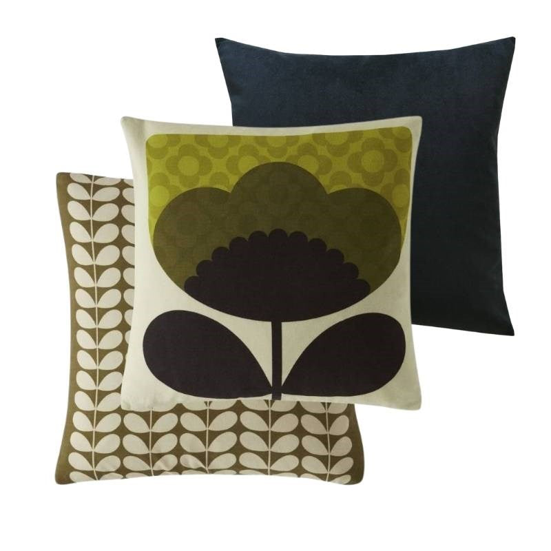 Spring Bloom in seagrass 3 Cushion Bundle
