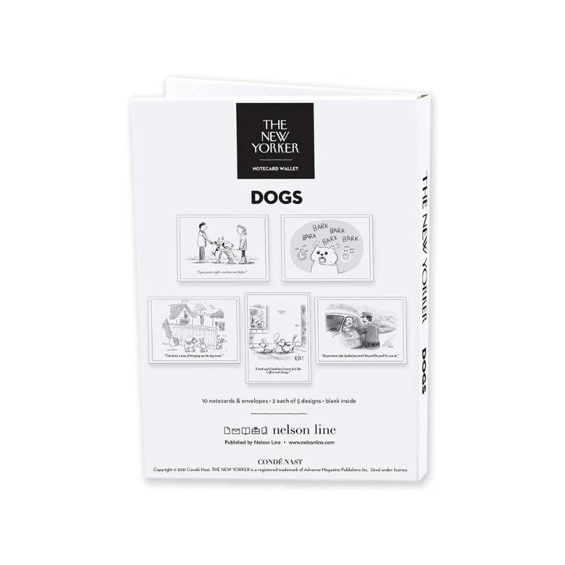 The New Yorker Dogs Notecards 10 pack - Bolt of Cloth - The New Yorker