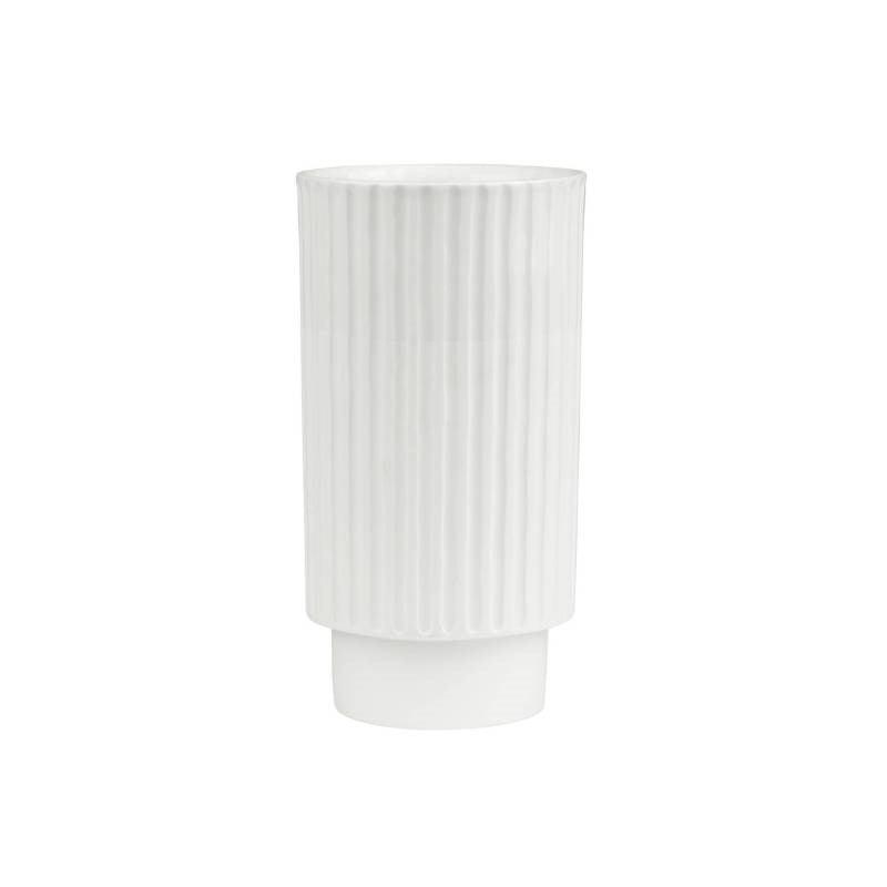 Rader Ribbed Porcelain Vase - Bolt of Cloth - Rader