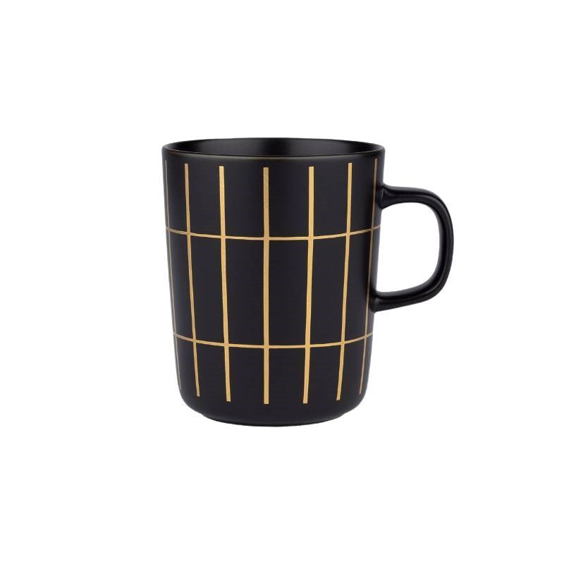Tiiliskivi Mug 250ml in black, gold