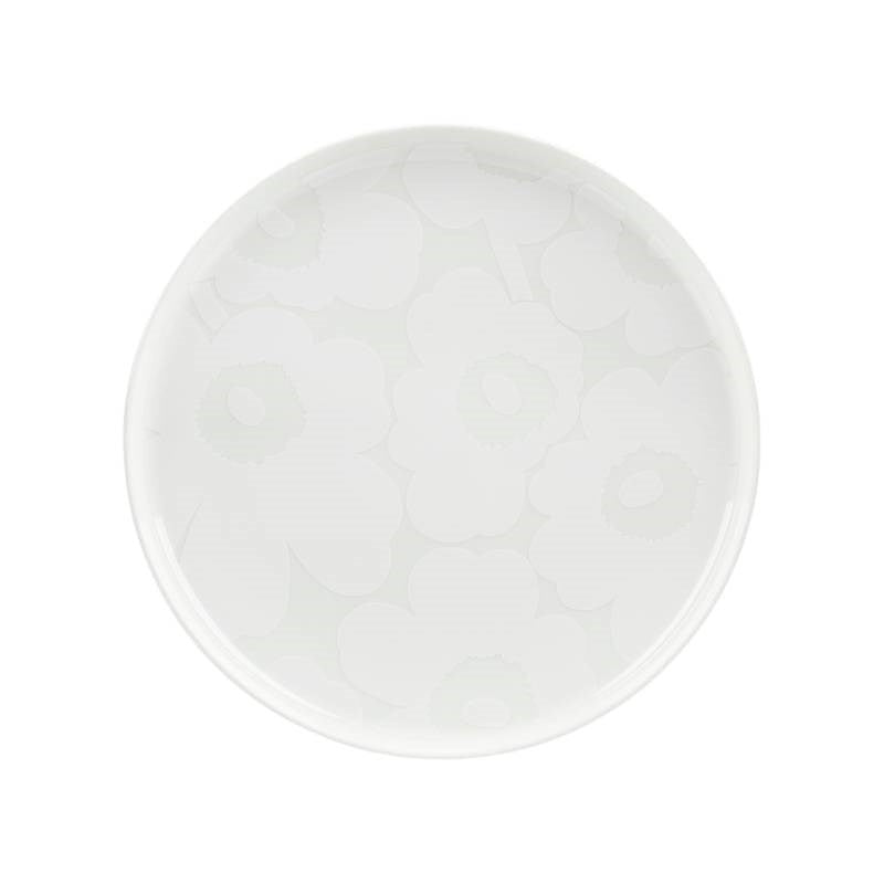 Unikko Plate 25cm in white