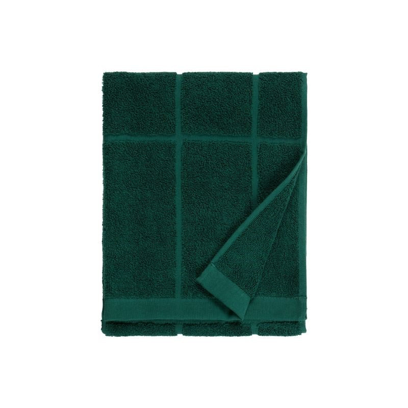Tiiliskivi Hand Towel 50x70cm in dark green