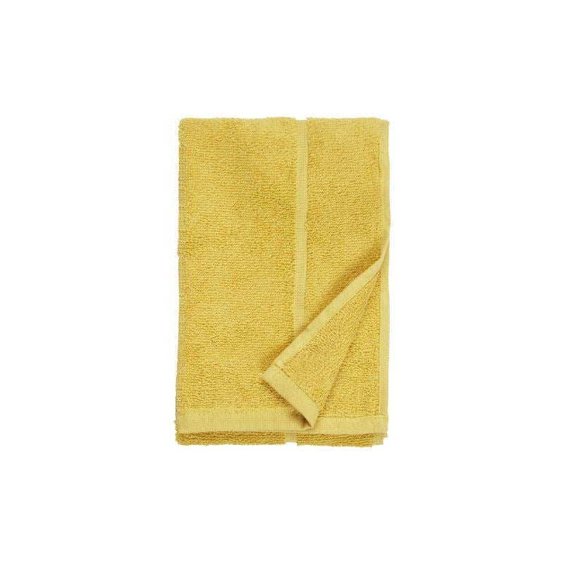 Tiiliskivi Guest Towel 30x50cm in ochre, yellow