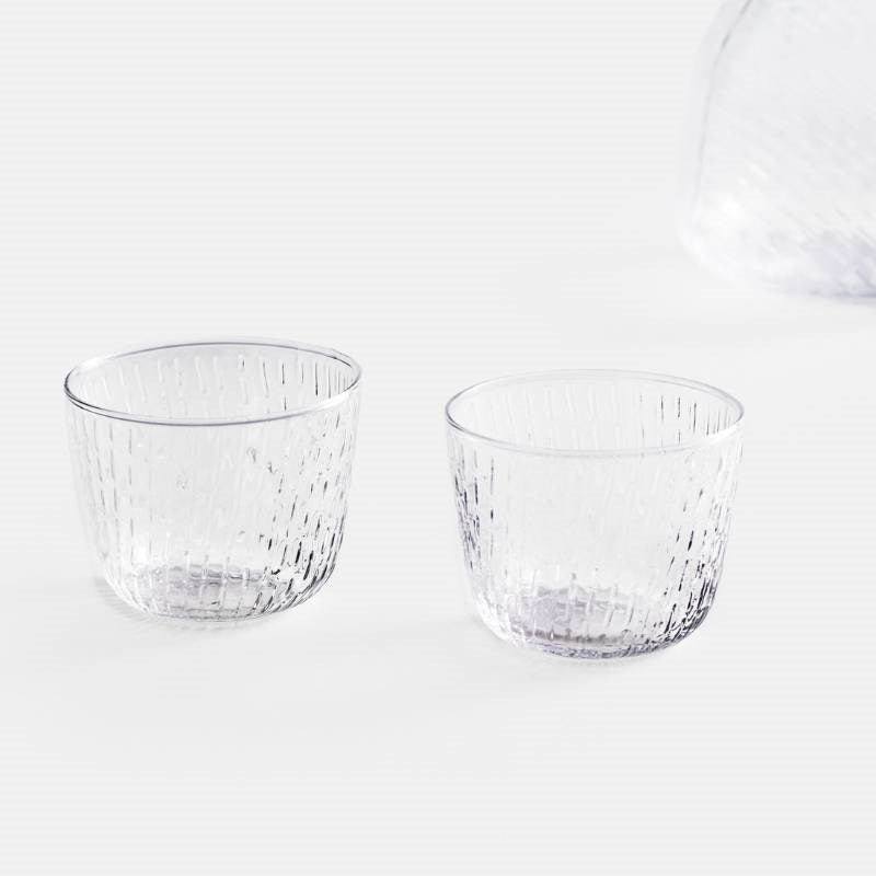 Syksy Glass Tumbler 220ml in clear - Set of 2