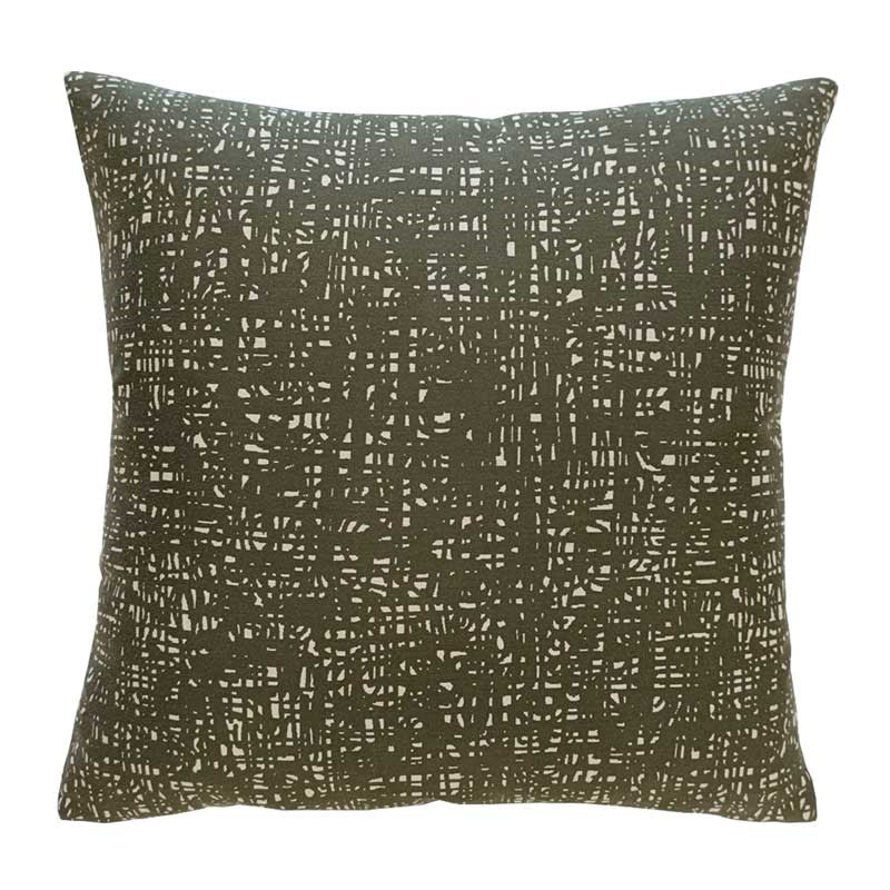 Bark Texture Cushion Cover 50cm in khaki