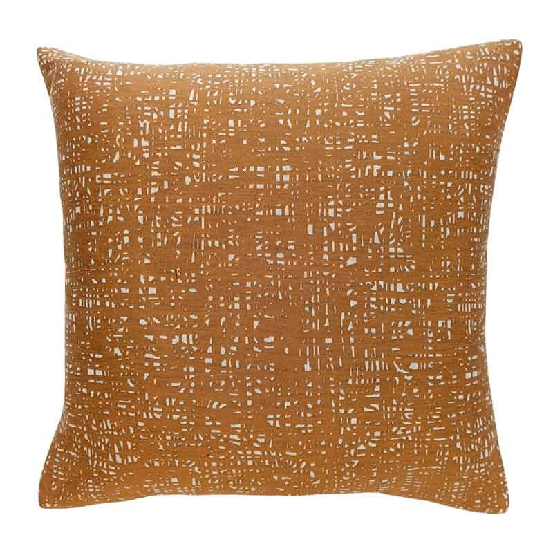 Bark Texture Cushion Cover 50cm in orange