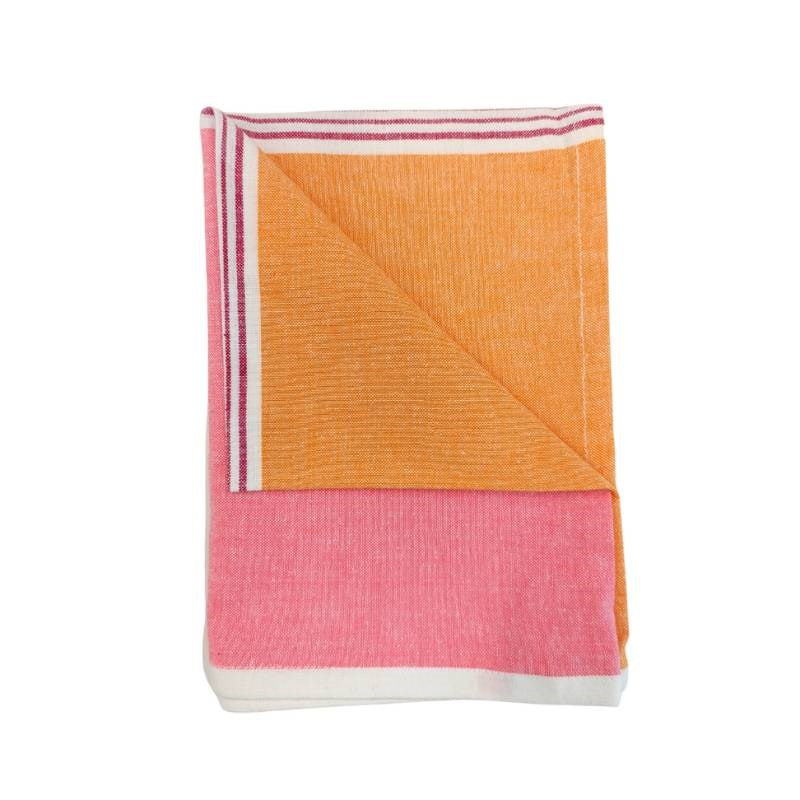 Sunset Gusto Pink Tea Towel