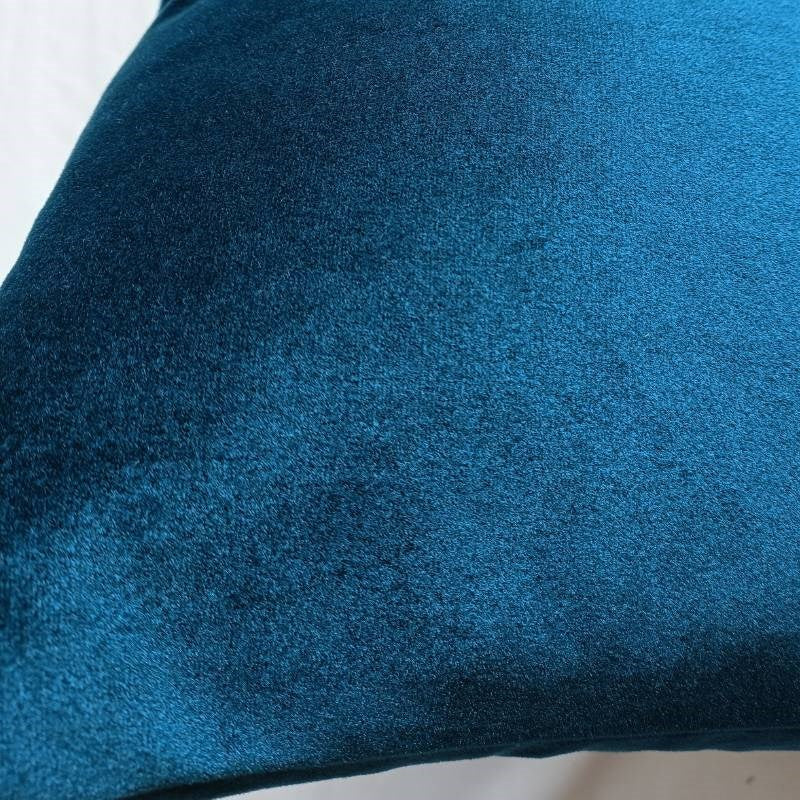 Casimir Shimmer Velvet Cushion Cover in kingfisher