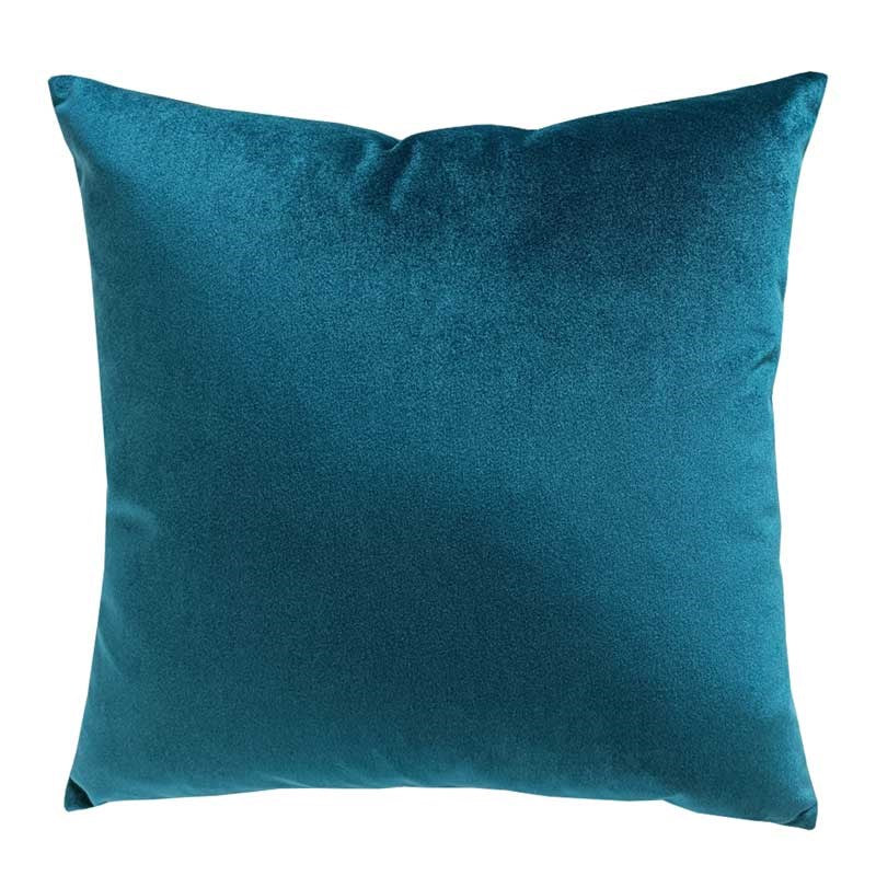 Casimir Shimmer Velvet Cushion Cover in kingfisher
