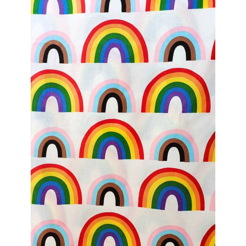 Double Rainbow Fabric in natural