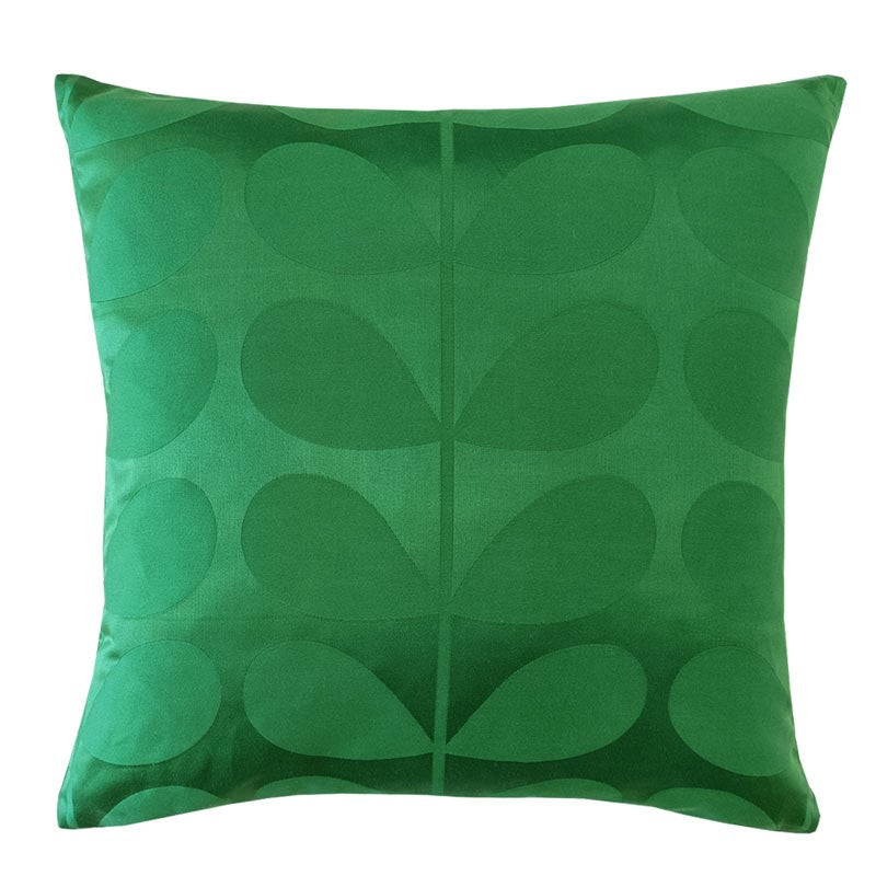 Jacquard Stem Cushion Cover 50cm in jade