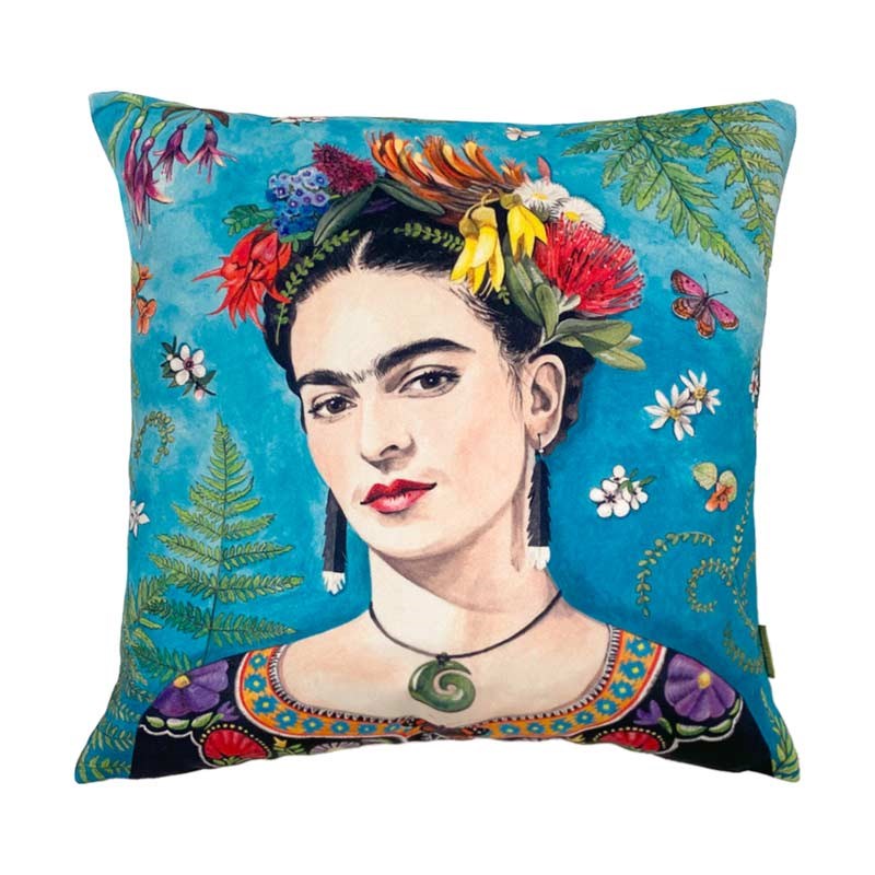 Frida Aotearoa Velvet Cushion Cover 43cm