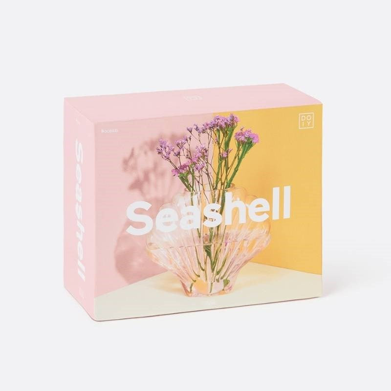 Seashell Vase in pink