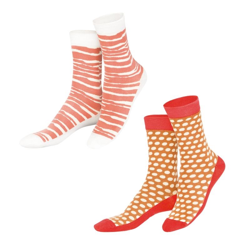 English Breakfast Socks - 2 pairs